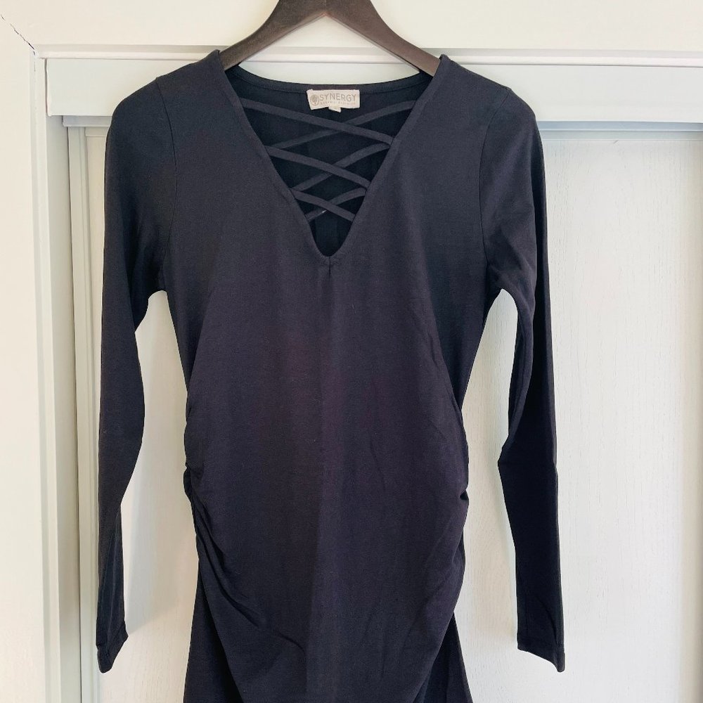 Synergy Long Sleeve Cotton Dress